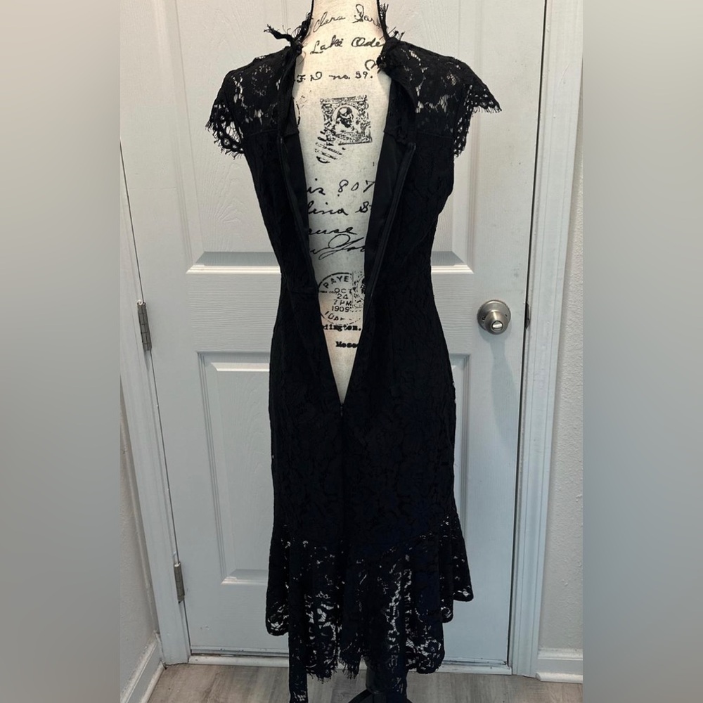 Zesica Black Lace Dress - Picture 5 of 8